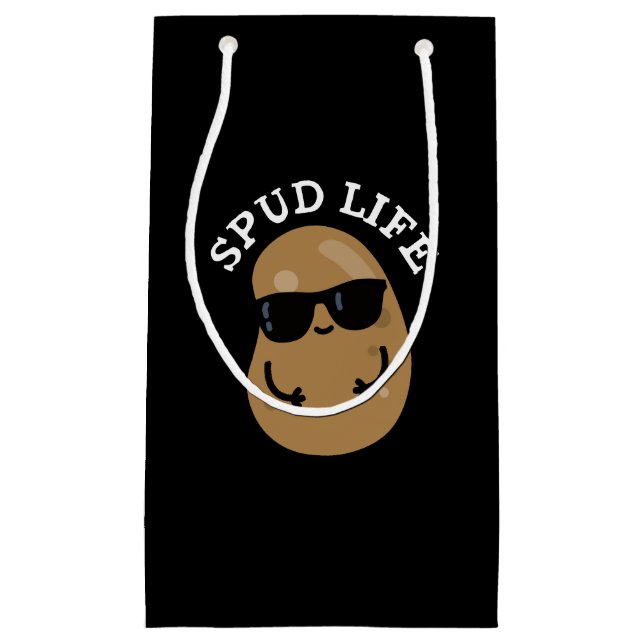 Spud Life Funny Potato Puppe Dark BG Kleine Geschenktüte (Vorderseite)
