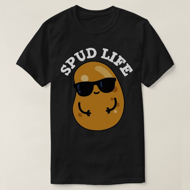 Spud Life Niedlich Potato Puff T-Shirt (Design vorne)