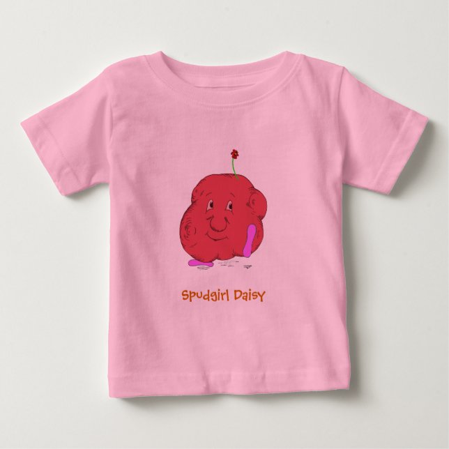 Spudgirl Daisy Säugling T - Shirt (Vorderseite)