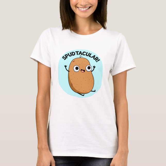 Spudtacular Funny Potato Pub T-Shirt (Vorderseite)