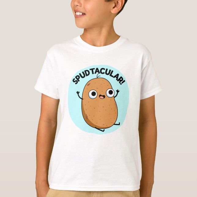 Spudtacular Funny Potato Pub T-Shirt (Vorderseite)