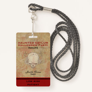 Spuk Asyl - Halloween-Party - Infamie 2 Ausweis