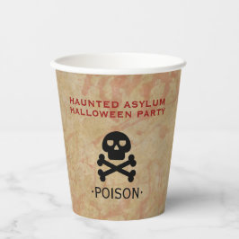 Spuk Asyl-Halloween-Party Pappbecher
