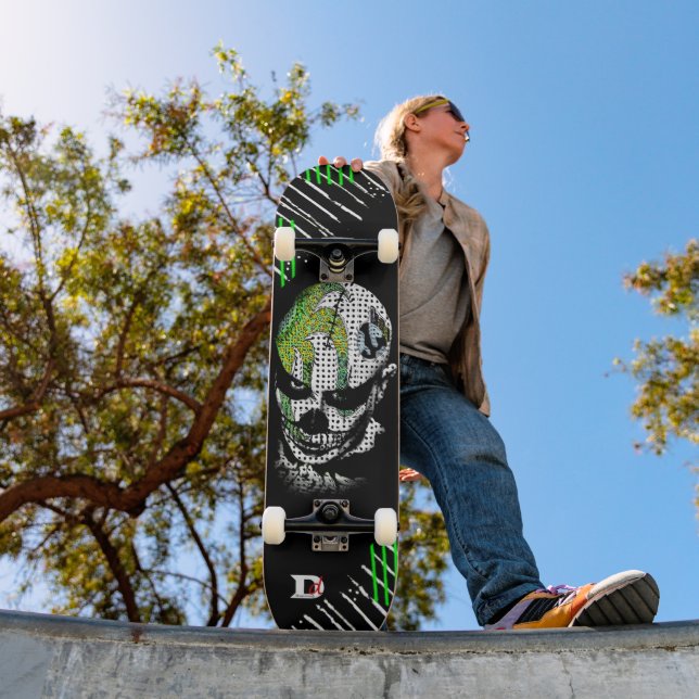Spuk Clown-Face-D-Markenbezeichnung Skateboard (Außenbereich 1)