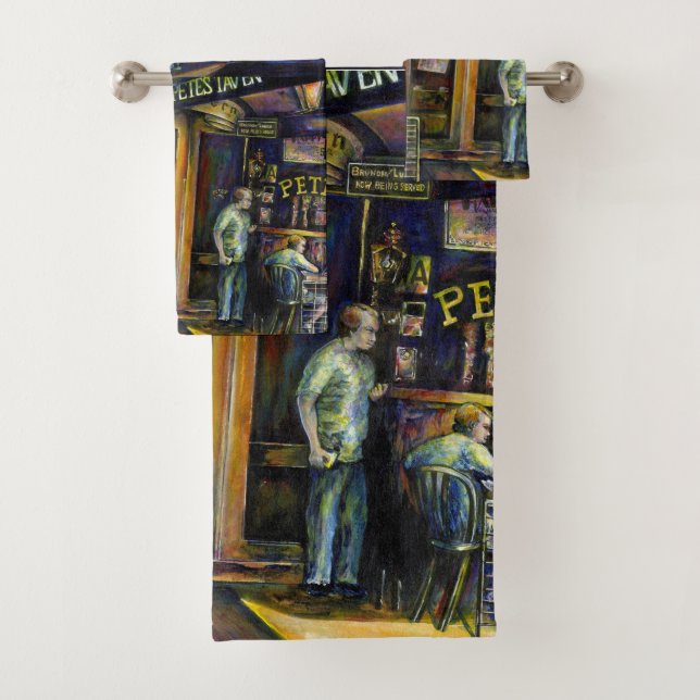 Spuk durch die amorphe Form der Schatten Badhandtuch Set (Insitu)