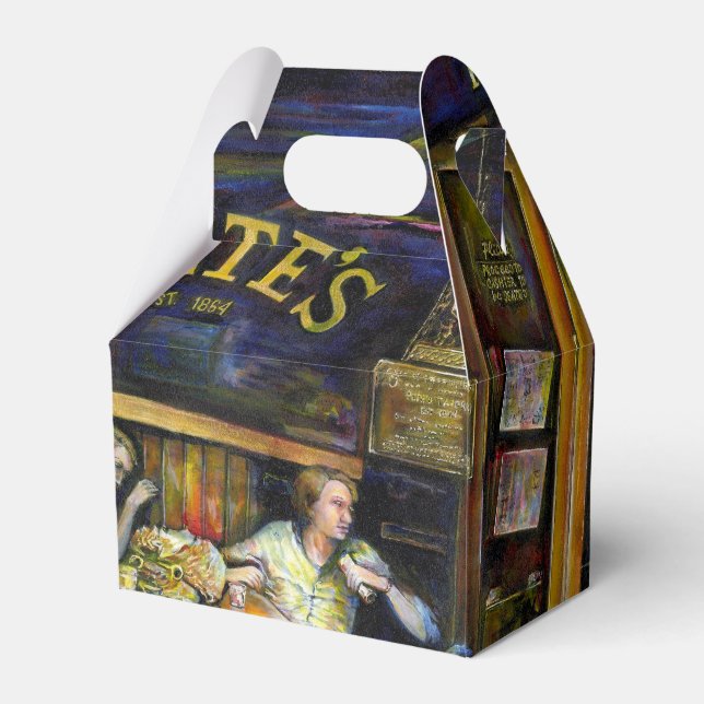 Spuk durch die amorphe Form der Schatten Geschenkschachtel (Rückseite)