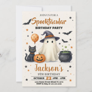 Spuk Einladung zu Halloween