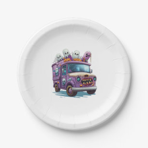 Spuk Eiskrem LKW Pappteller