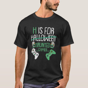 Spuk Gamer Lazy Halloween Kostümspiel Zombie T-Shirt