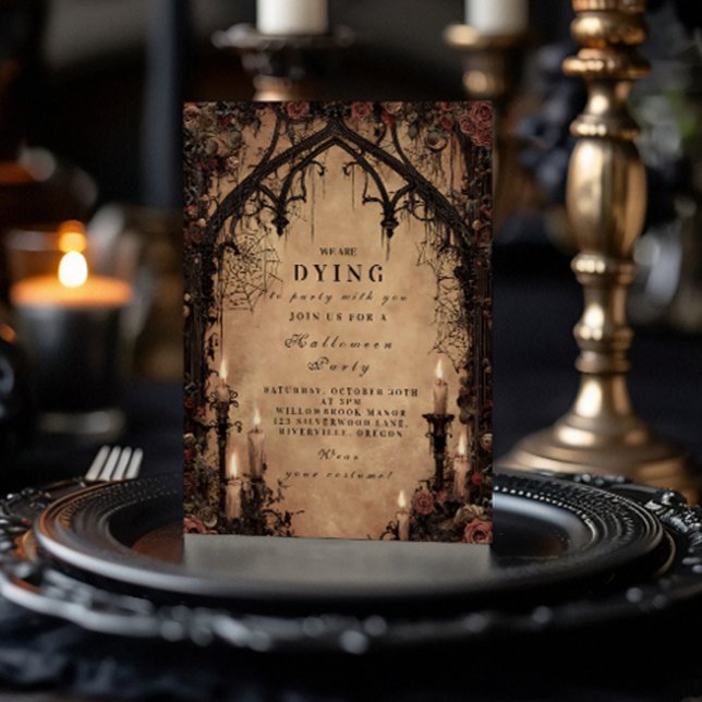 Spuk gotisches Halloween Einladung (Von Creator hochgeladen)