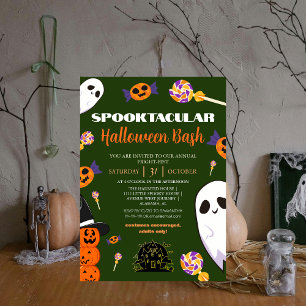 Spuk Halloween-Bash-Party von Boo Einladung