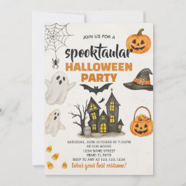 Spuk Halloween-Feier Einladung