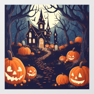 Spuk Halloween-Fensterklammer Fensteraufkleber