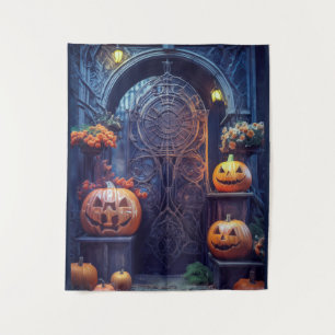 Spuk Halloween geheime Tür Wandteppich