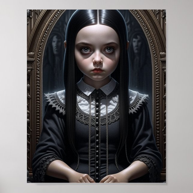 Spuk Halloween-Girl Poster (Vorne)