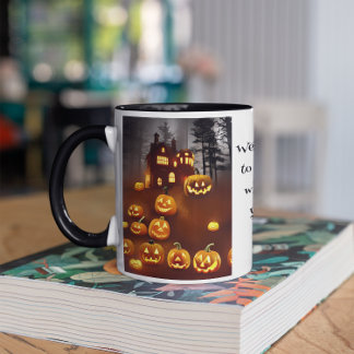Spuk Halloween-Haus Tasse