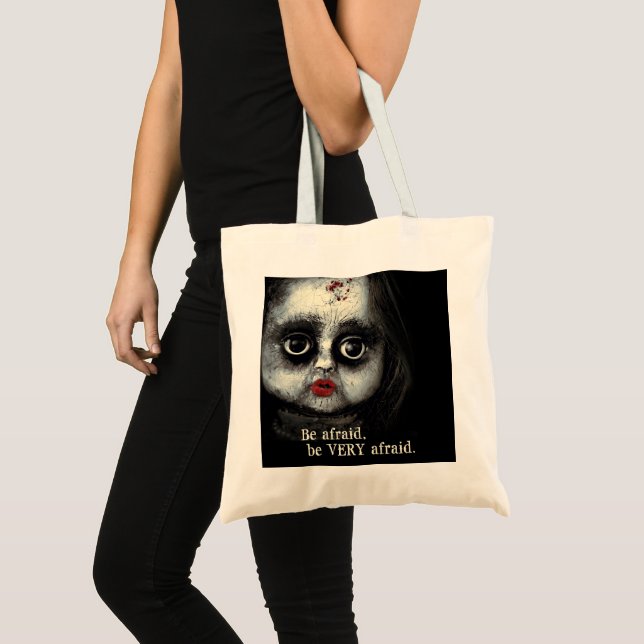 Spuk Halloween-Horror der Creepy-Puppe Tragetasche (Vorderseite (Produkt))