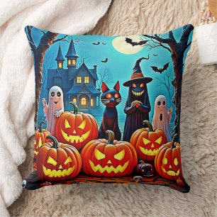 Spuk Halloween Night Design Kissen