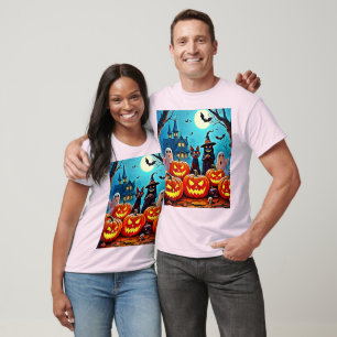 Spuk Halloween Night Design T-Shirt