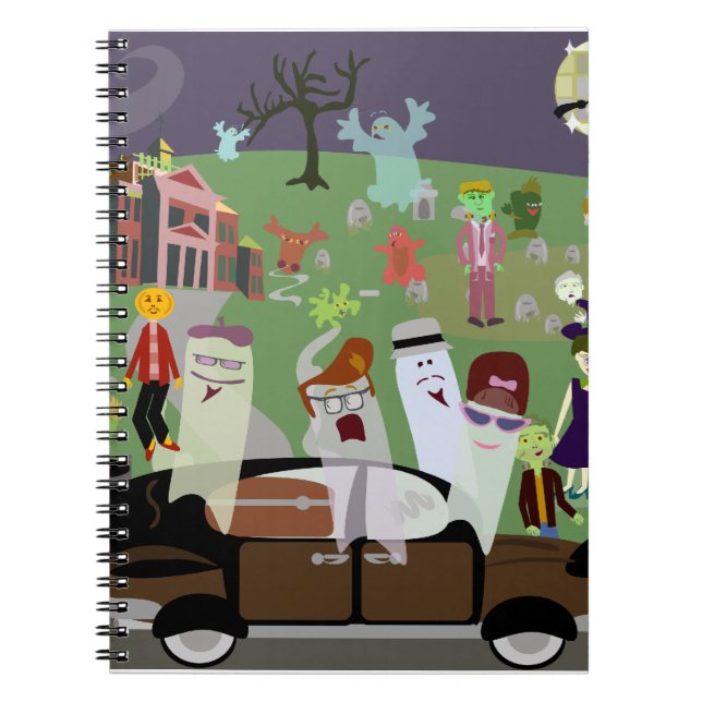 Spuk Halloween-Party Notizblock (Vorderseite)