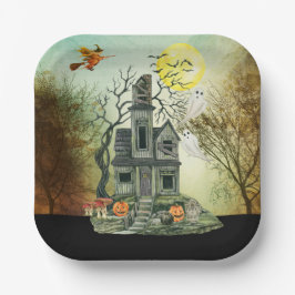 Spuk Halloween-Party Pappteller