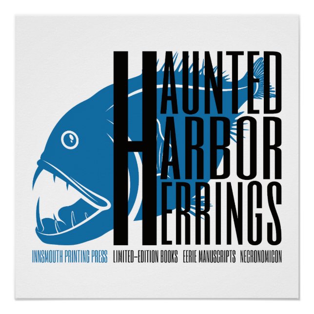Spuk Harbour Herings Printing Press Poster (Vorderseite)