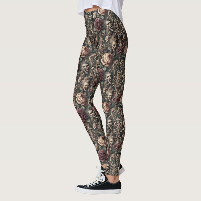 Spuk Harmonik - Gotik Viktorianisch Leggings (Links)