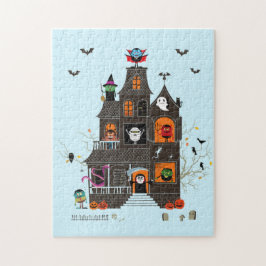 Spuk Haus der Familie Funny Spookoky Monster