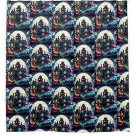 Spuk Haus Duschvorhang