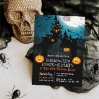 Spuk Haus Einladung Halloween Kostümwoche Party