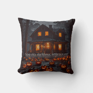 Spuk Haus - Halloween Kissen