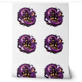 Spuk Haus Halloween Spooky Geister Bats Pumpkin Tapete