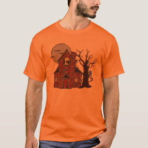 Spuk Haus-T - Shirt Halloweens