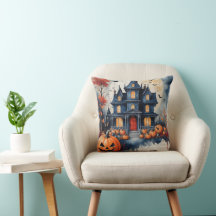Spuk Haus unter Mondlicht: Halloween-Magie