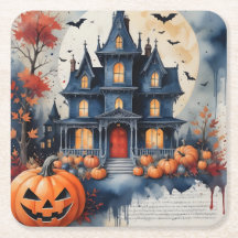 Spuk Haus unter Mondlicht, Halloween-Magie