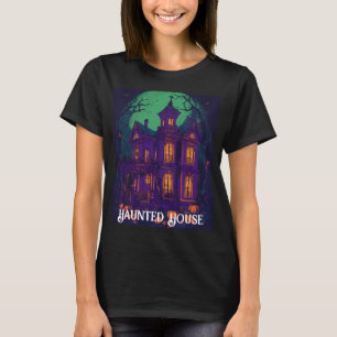 Spuk Haus Vintag Hexenmond T - Shirt