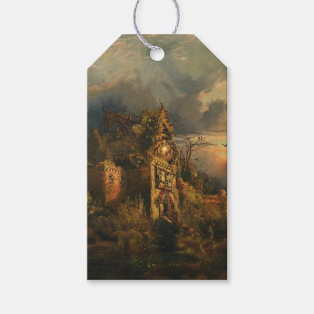Spuk Haus (von Thomas Moran) Geschenkanhänger (Vorderseite)