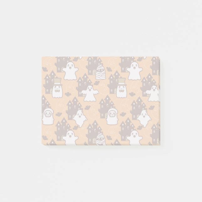 Spuk Häuser Halloweens Post-it Klebezettel (Vorderseite)