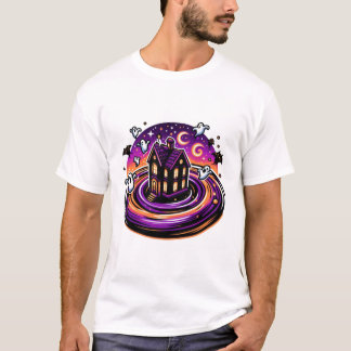 Spuk HausHalloween Niedliche Geister & Bat T-Shirt