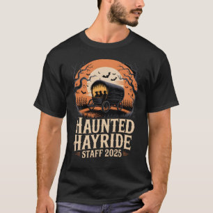 Spuk Hayride Mitarbeiter 2025 Spuk Hayride Crew T-Shirt