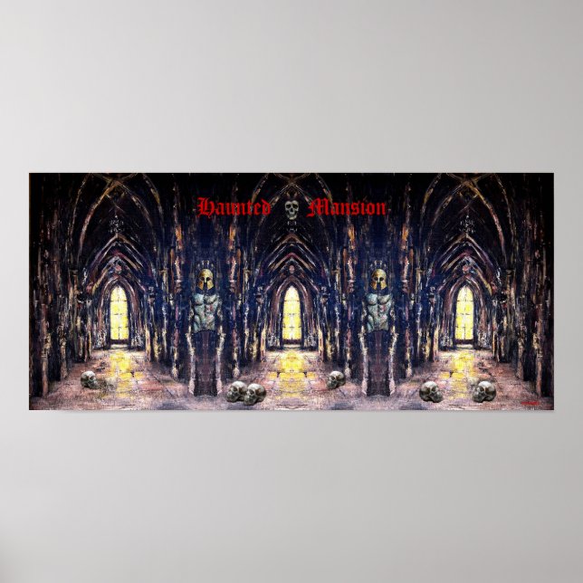 Spuk Herrenhaus Poster (Vorne)