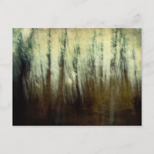 Spuk Holzpostkarte Postkarte