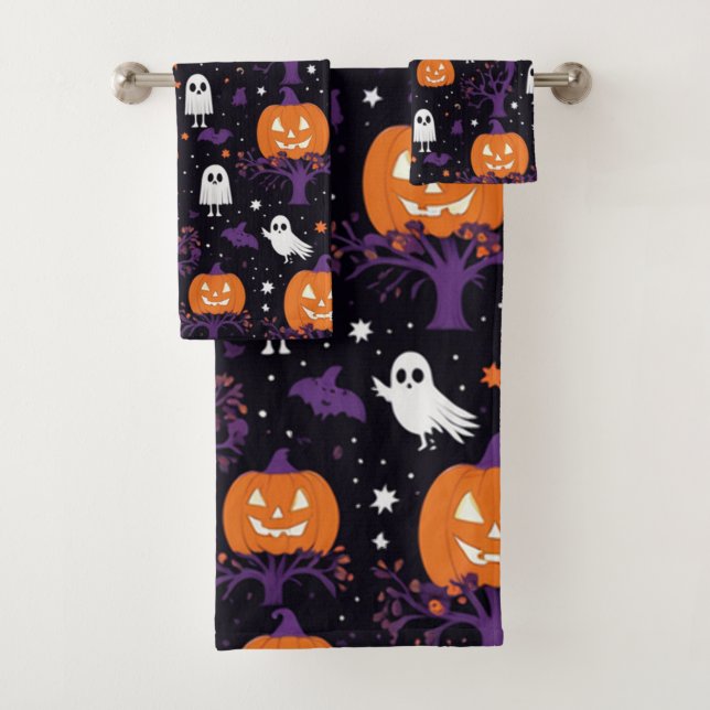 Spuk Homecoming: Halloween-Badetuch-Set Badhandtuch Set (Insitu)