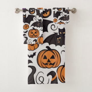 Spuk Homecoming: Halloween-Badetuch-Set Badhandtuch Set