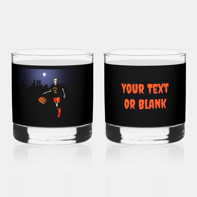 Spuk Hoops Whiskyglas (Vorderseite)