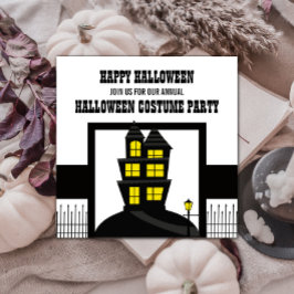 Spuk House Halloween Einladung