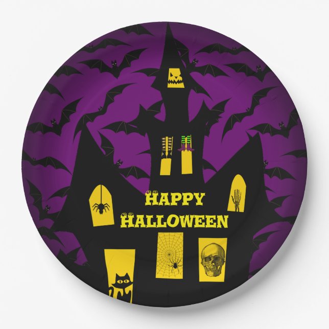 Spuk House Halloween Paper Teller (Vorderseite)