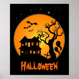 Spuk House Halloween Poster