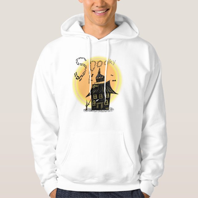 Spuk House Halloween Spooky Hoodie (Vorderseite)