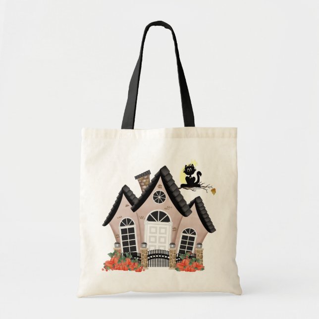 Spuk House Halloween Tragetasche (Vorne)